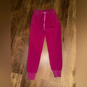 Figs Women's Joggers in Vibrant Red